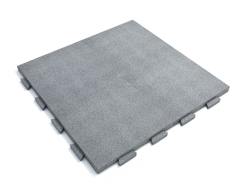 Резиновая плитка 1000x1000x50мм (ласточкин хвост)
